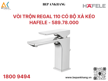 Vòi trộn có bộ xả kéo Hafele - 589.78.000